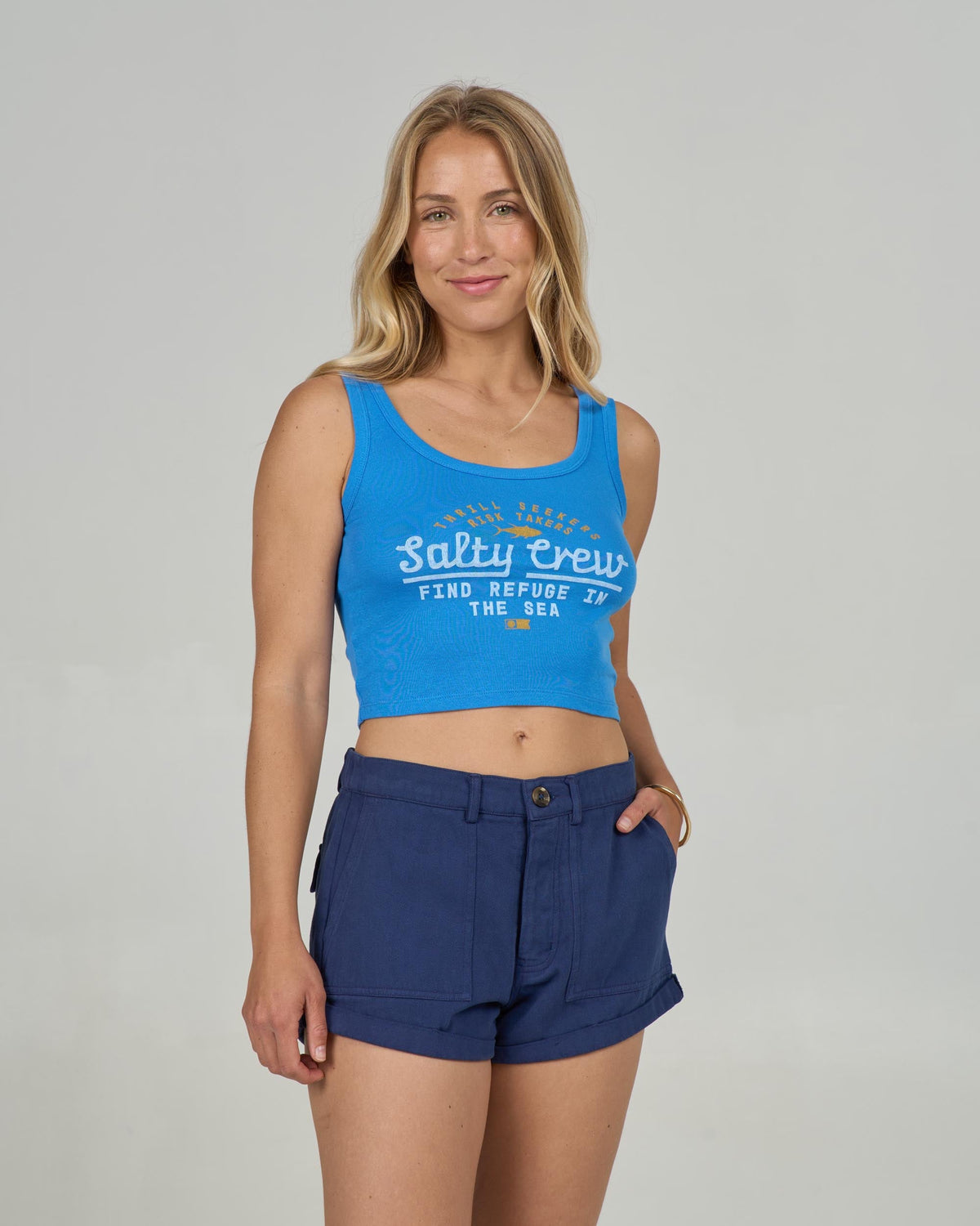 UNSCRIPTED TANK - Bold Blue | Salty Crew
