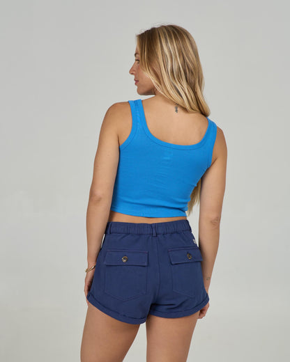 UNSCRIPTED TANK - Bold Blue | Salty Crew