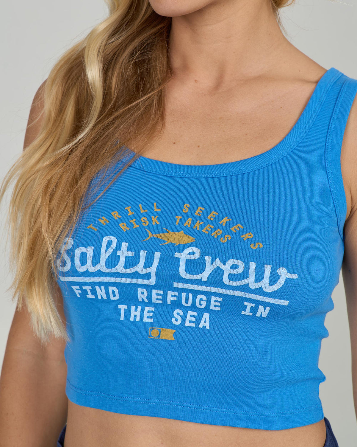 UNSCRIPTED TANK - Bold Blue | Salty Crew