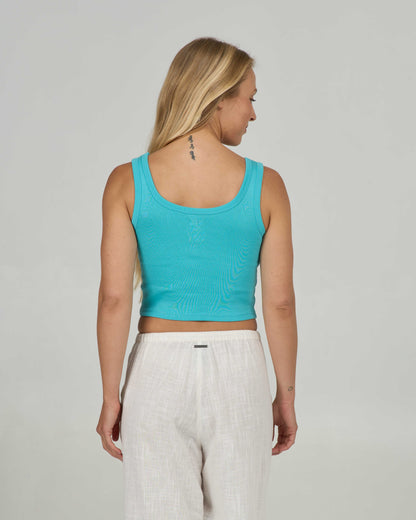 OUT TO SEA TANK - Turquoise | Salty Crew
