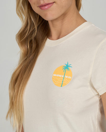 SIMPLICITY MODERN TEE - Off White | Salty Crew
