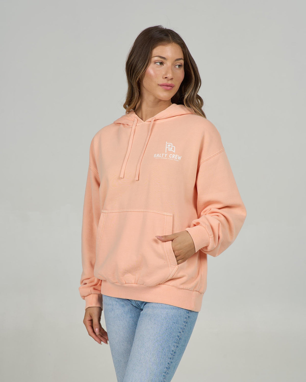 FLYING HIGH HOODY - Apricot | Salty Crew