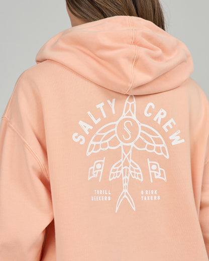 FLYING HIGH HOODY - Apricot | Salty Crew