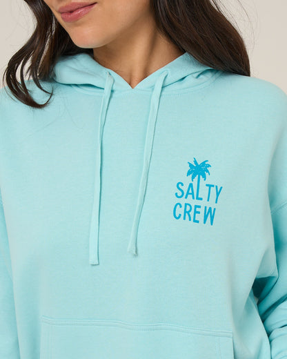 RISE AND SMILE HOODIE - Aquamarine | Salty Crew