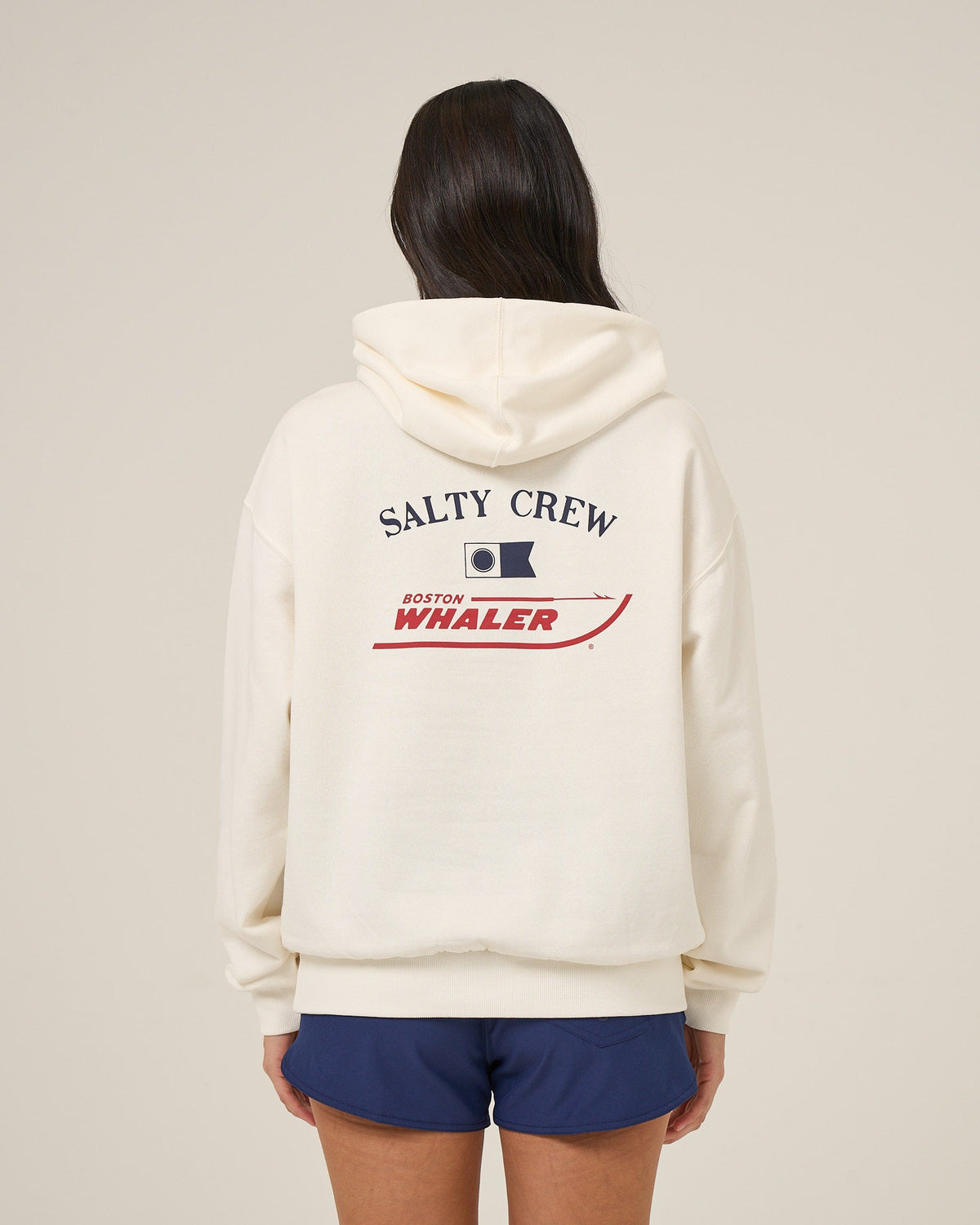 WHALER HOODIE - OFF WHITE | Salty Crew