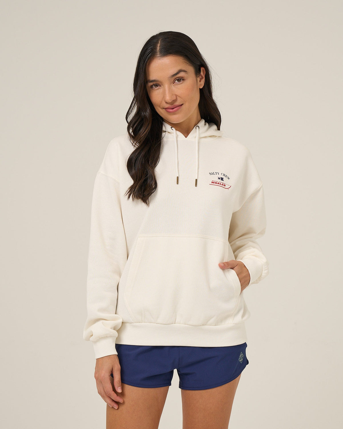 WHALER HOODIE - OFF WHITE | Salty Crew