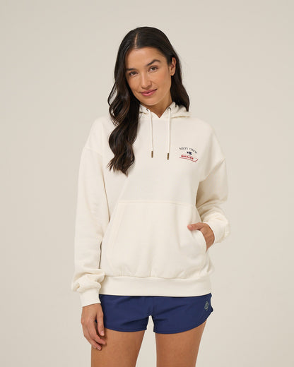WHALER HOODIE - OFF WHITE | Salty Crew