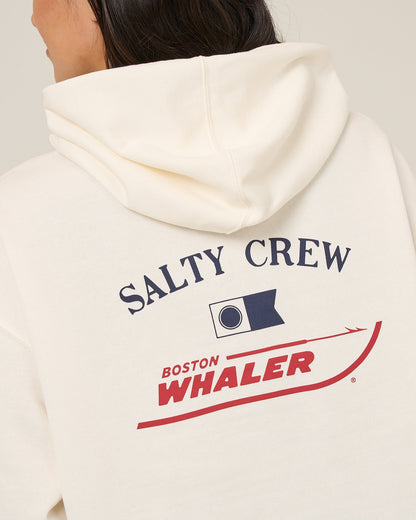 WHALER HOODIE - OFF WHITE | Salty Crew