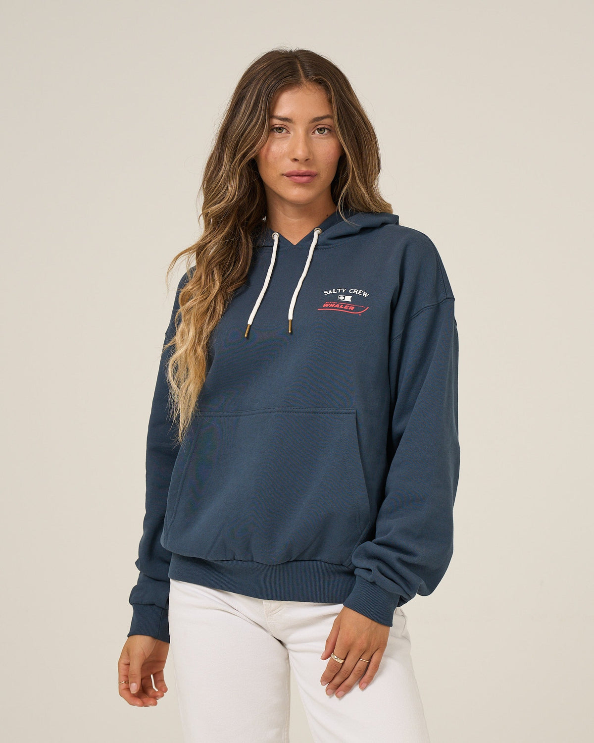 WHALER HOODIE - Midnight Navy | Salty Crew