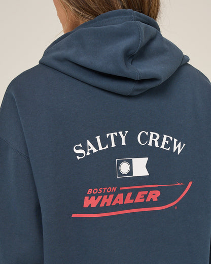 WHALER HOODIE - Midnight Navy | Salty Crew