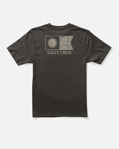 FLAGSHIP FILL BOYS SS TEE - Black | Salty Crew