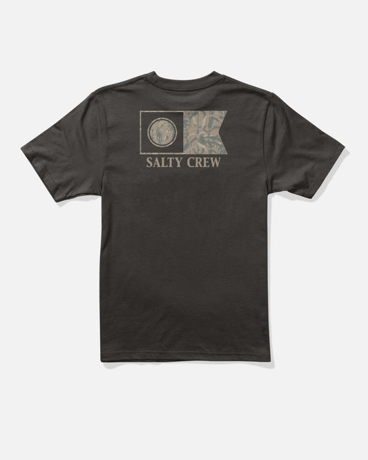 FLAGSHIP FILL BOYS SS TEE - Black | Salty Crew