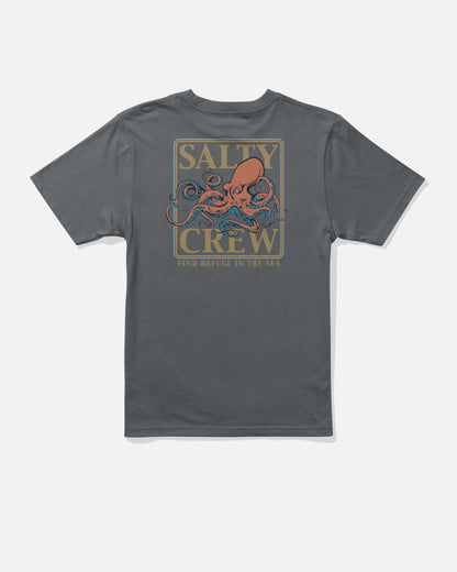 INK SLINGER BOYS SS TEE - Charcoal | Salty Crew