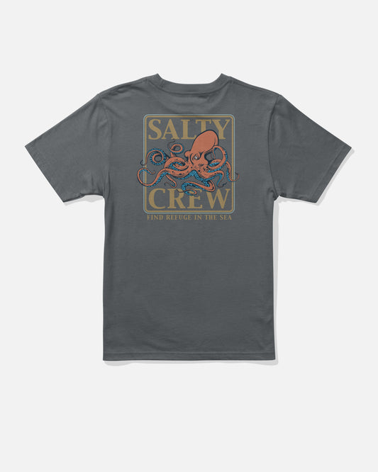INK SLINGER BOYS SS TEE - Charcoal | Salty Crew