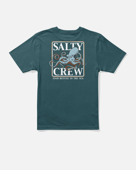 INK SLINGER BOYS SS TEE - Atlantic Blue | Salty Crew
