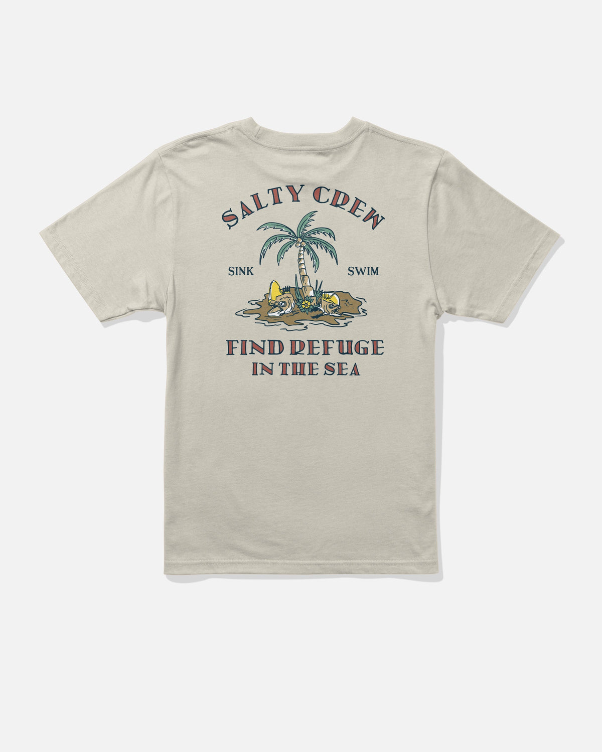 DESERTED BOYS SS TEE - Bone | Salty Crew