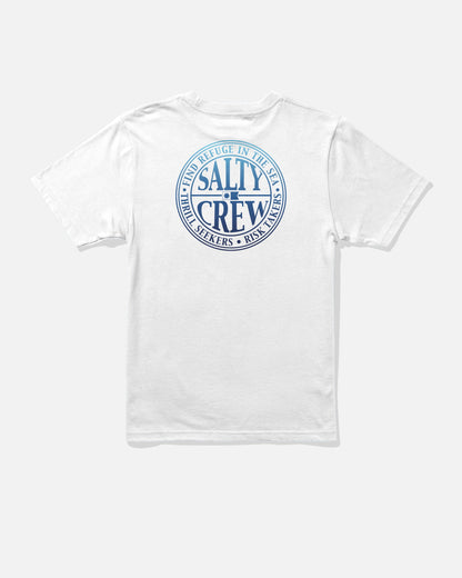 GLOBAL BOYS SS TEE - White | Salty Crew