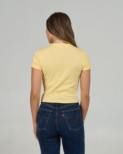 KEYHOLE BABY TEE - Sunshine | Salty Crew