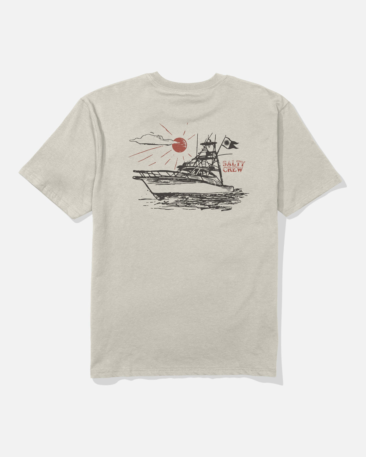ON BOARD CLASSIC SS TEE - Bone | Salty Crew