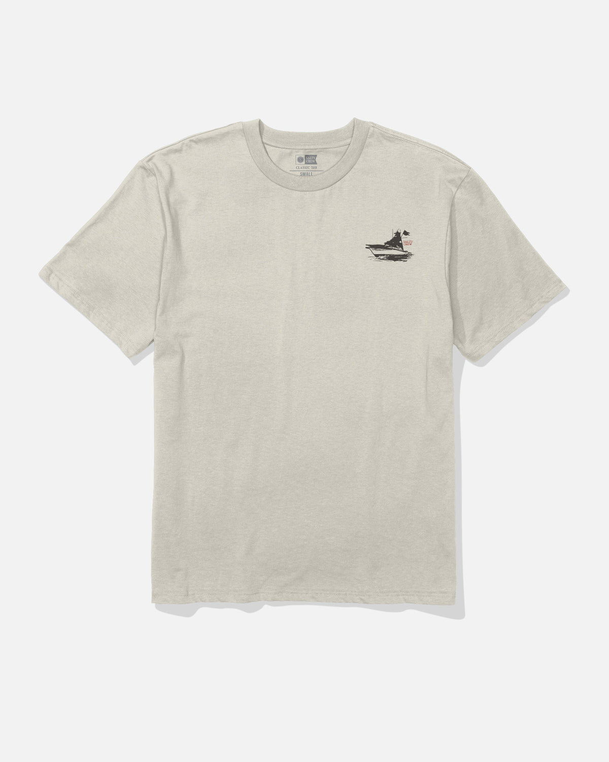 ON BOARD CLASSIC SS TEE - Bone | Salty Crew