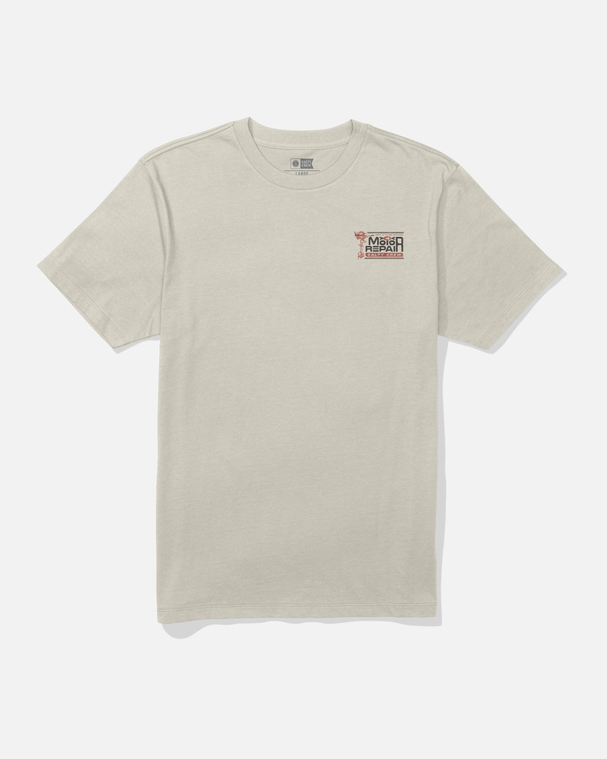 MOTOR REPAIR SS TEE - Bone | Salty Crew