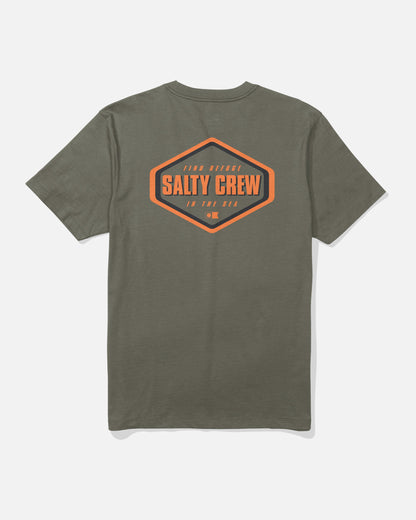 SHAPELY SS TEE - Dusty Olive | Salty Crew