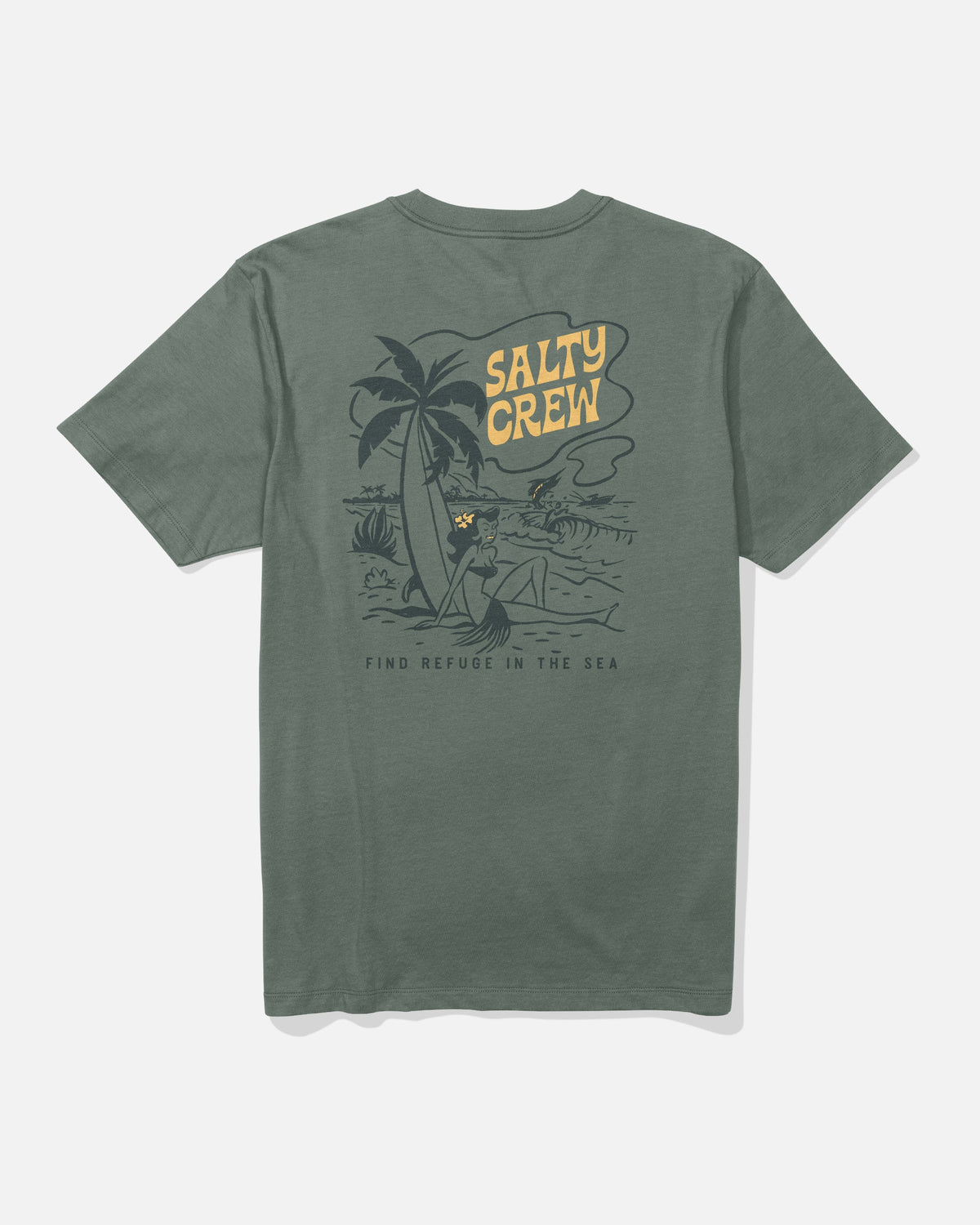 LOUNGE SS TEE - Laurel Wreath | Salty Crew