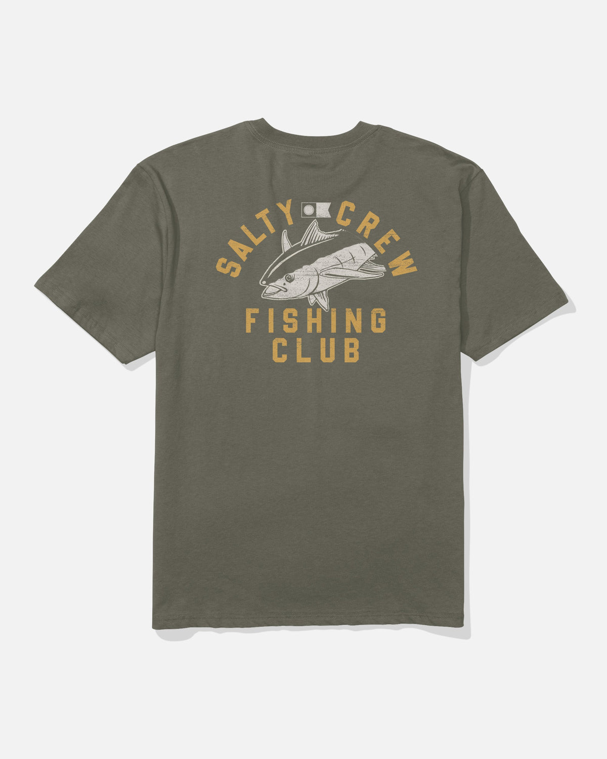 FISH CLUB CLASSIC SS TEE - Dusty Olive | Salty Crew