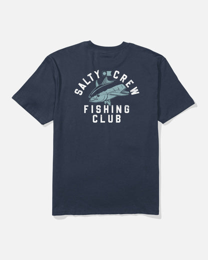 FISH CLUB CLASSIC SS TEE - Navy | Salty Crew
