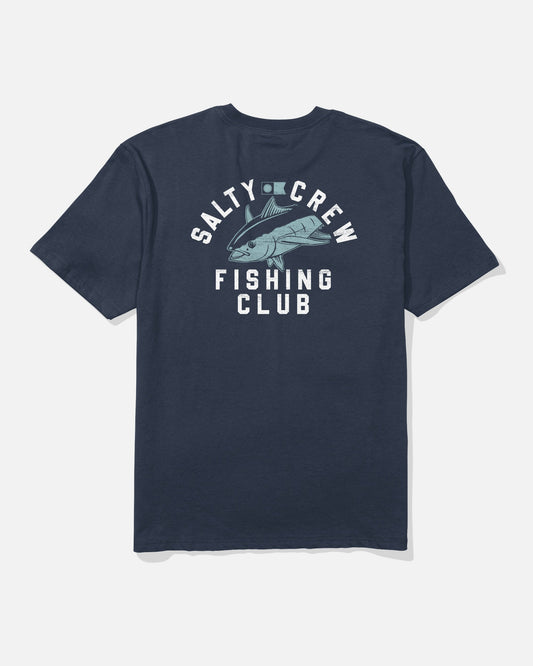 FISH CLUB CLASSIC SS TEE - Navy | Salty Crew