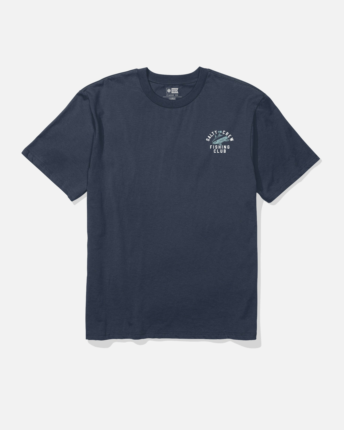 FISH CLUB CLASSIC SS TEE - Navy | Salty Crew