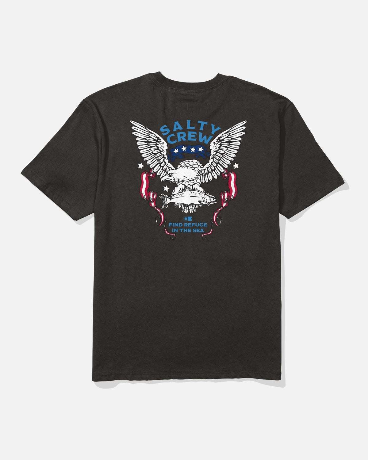 AMERICA TALON SS TEE - BLACK | Salty Crew