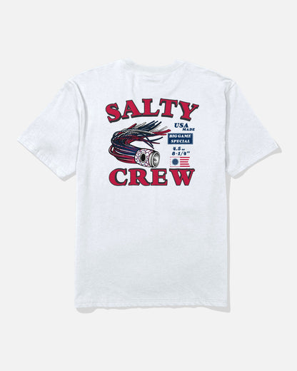 AMERICA LURE SS TEE - White | Salty Crew