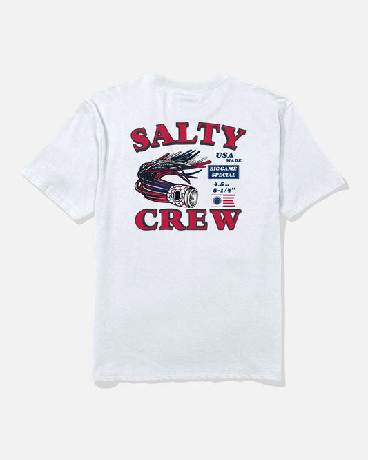 AMERICA LURE SS TEE - White | Salty Crew