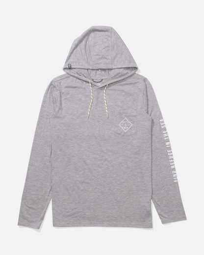 TIPPET POCKET UV HOODIE - Quarry | Salty Crew
