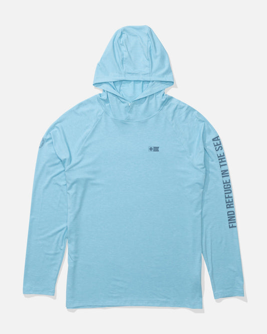 MARINER LITE UV HOOD - Air Blue | Salty Crew
