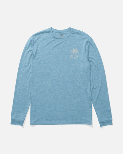 DAY OFF LS SUNSHIRT - Blue Heather | Salty Crew