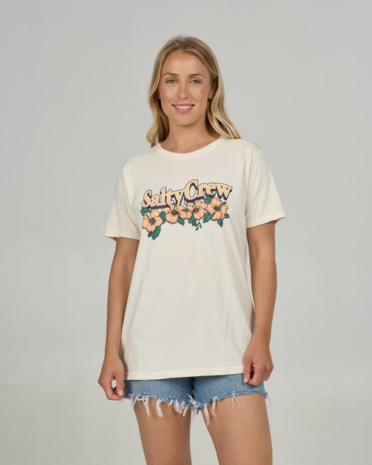 VACATION B.F. TEE - Off White | Salty Crew