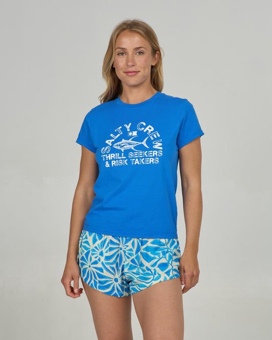 STAMPED MODERN TEE - Bold Blue | Salty Crew