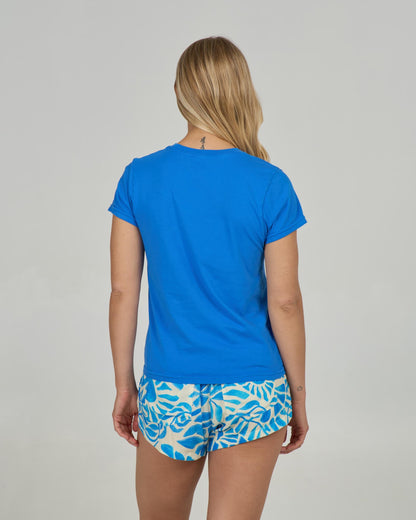 STAMPED MODERN TEE - Bold Blue | Salty Crew