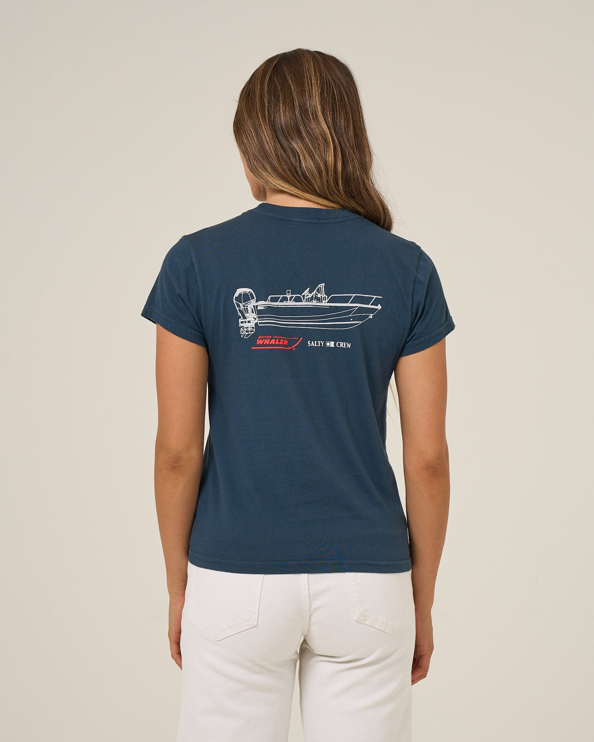WHALER MODERN TEE - Midnight Navy | Salty Crew