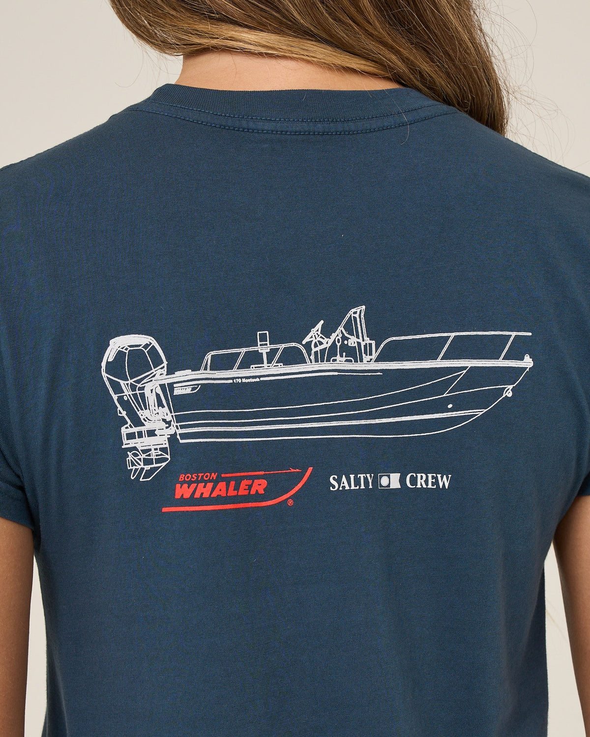 WHALER MODERN TEE - Midnight Navy | Salty Crew