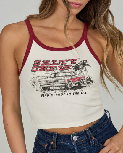 TRUCK STOP TANK - Off White | Salty Crew