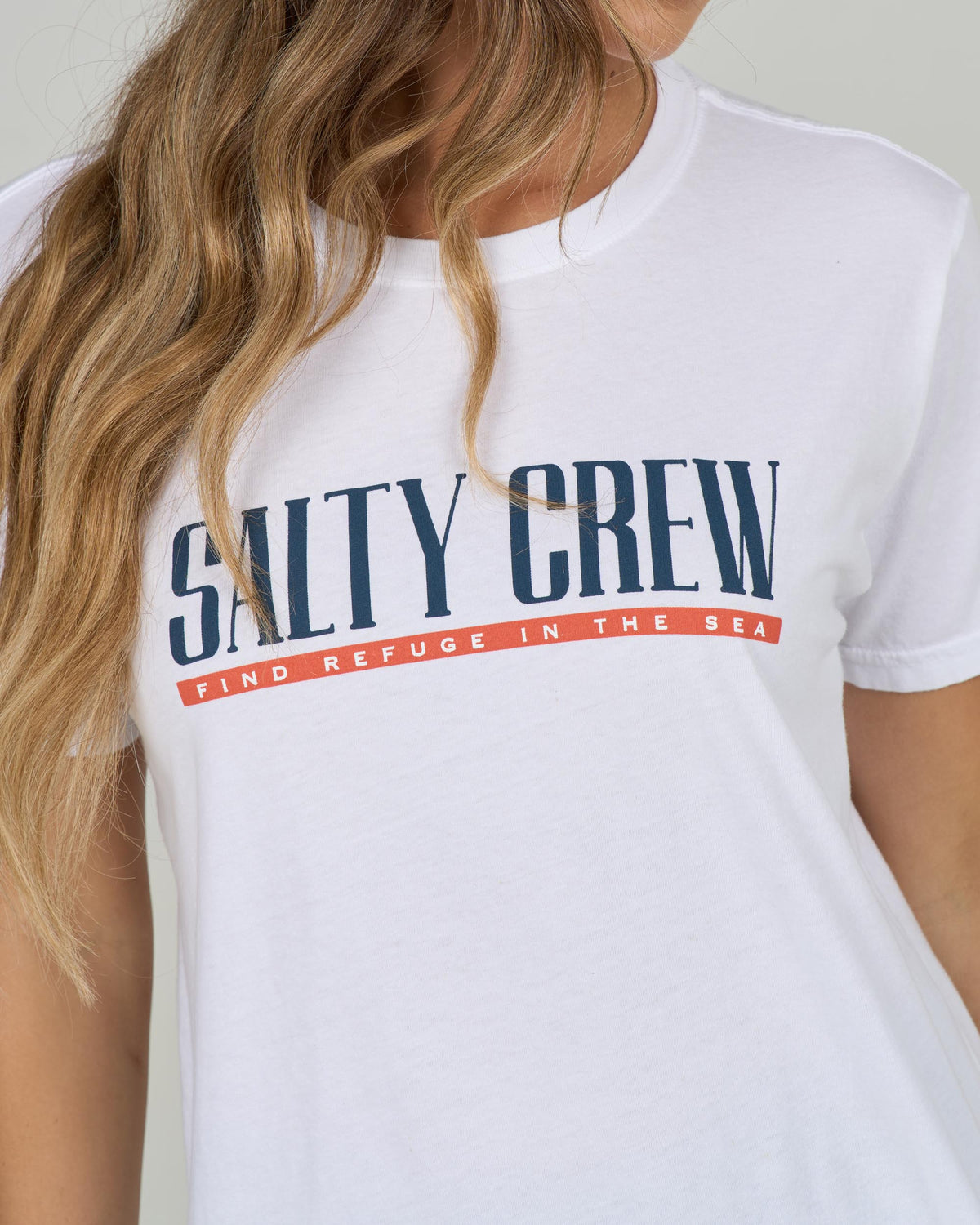 MARLIN PARADISE B.F. TEE - White | Salty Crew