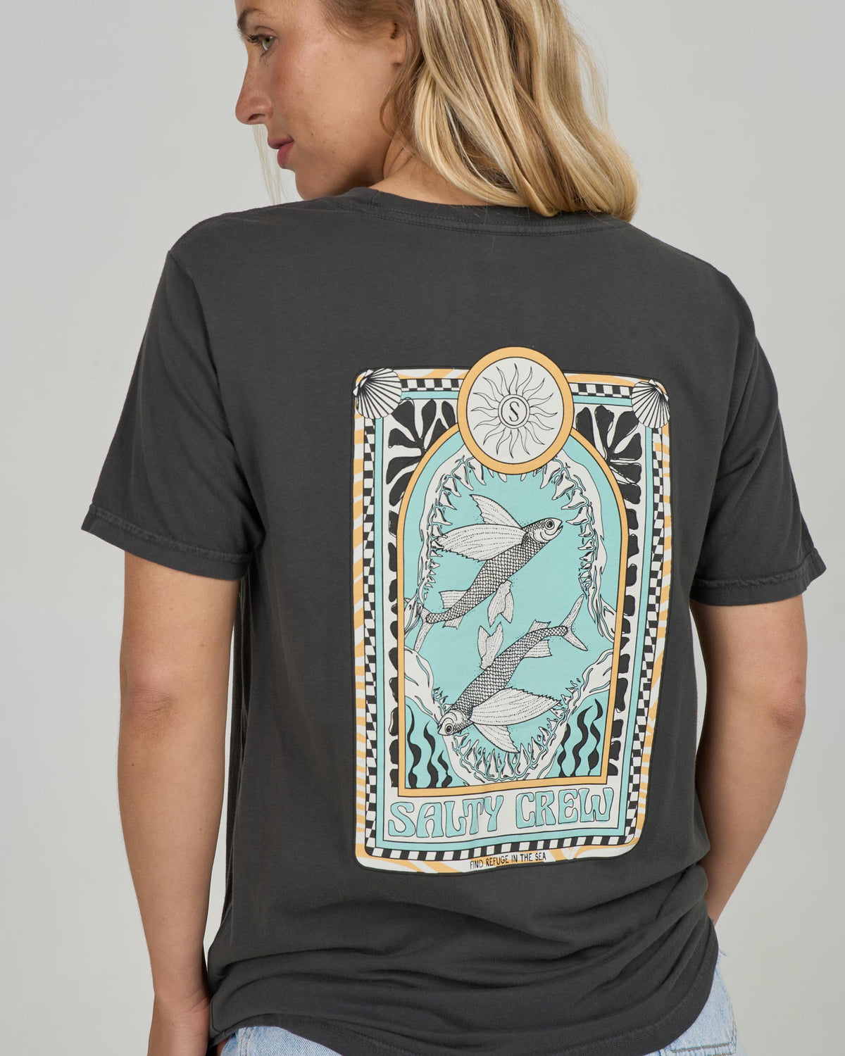 ZODIAC B.F. TEE - Charcoal | Salty Crew
