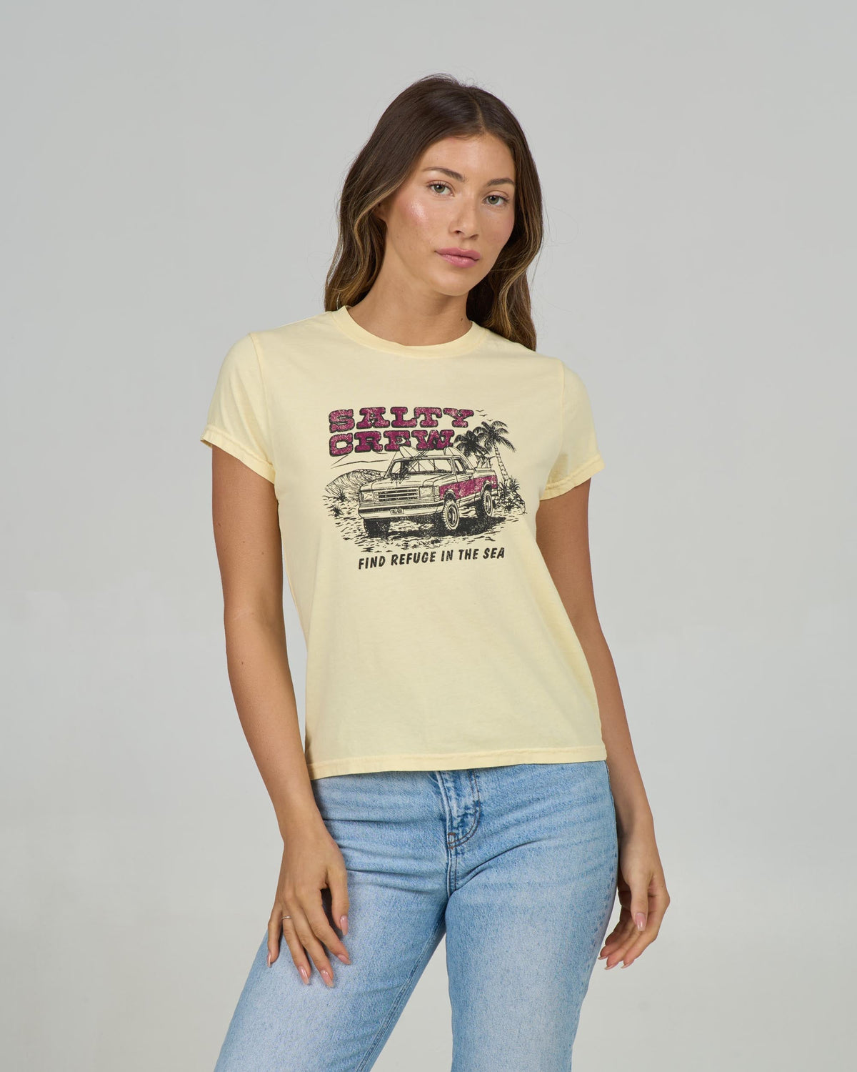 TRUCK STOP MODERN TEE - Sunshine | Salty Crew