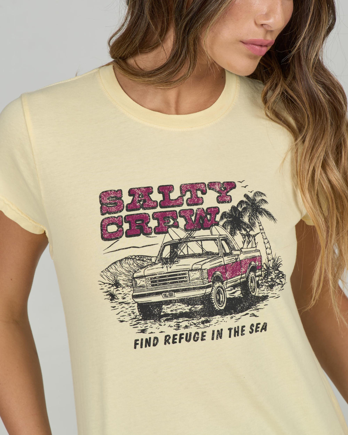 TRUCK STOP MODERN TEE - Sunshine | Salty Crew