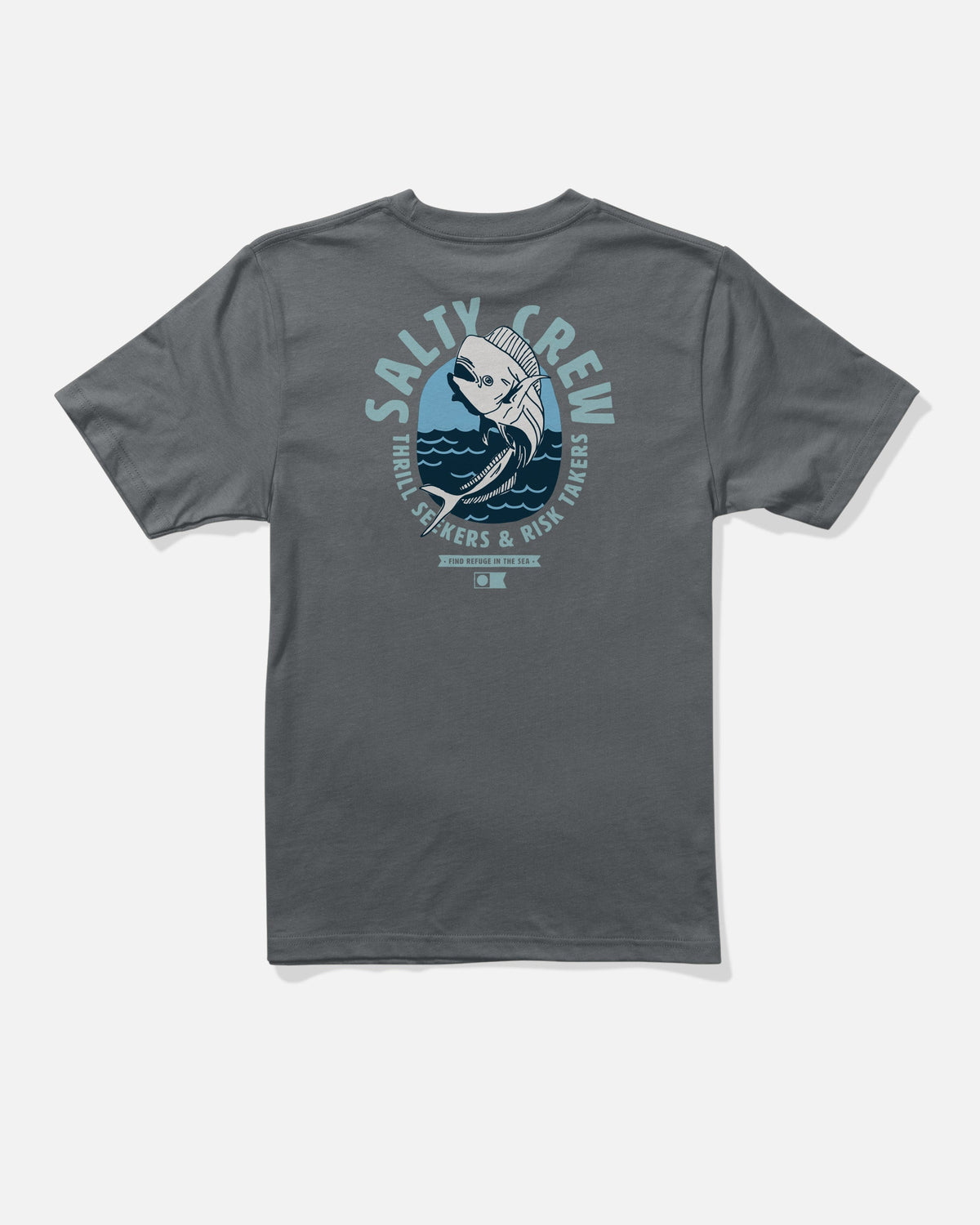 LEAPING BOYS SS TEE - Charcoal | Salty Crew