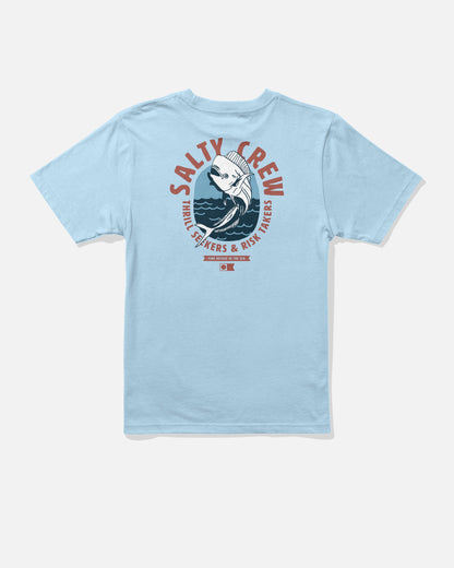 LEAPING BOYS SS TEE - Clear Sky | Salty Crew