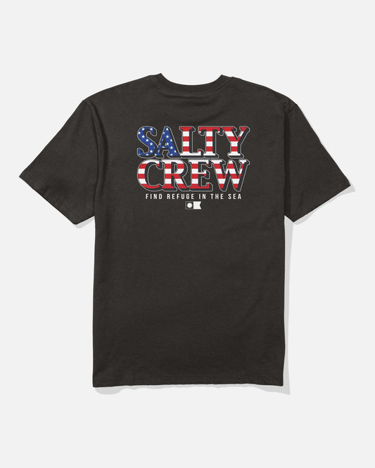 AMERICA OPTIC SS TEE - BLACK | Salty Crew